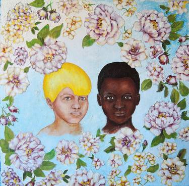 Original Contemporary Children Paintings by Sabine Reyer