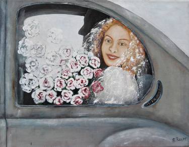 Original Women Painting by Sabine Reyer