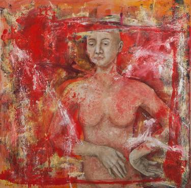 Original Expressionism Nude Paintings by Sabine Reyer