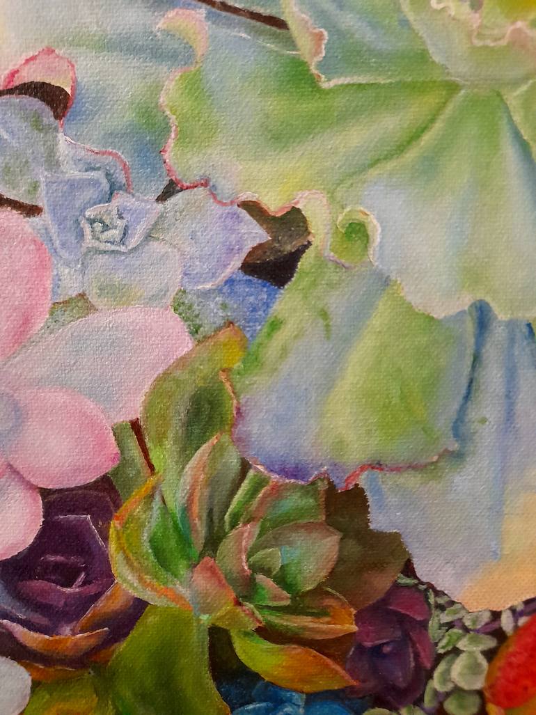 Original Realism Botanic Painting by Adela V