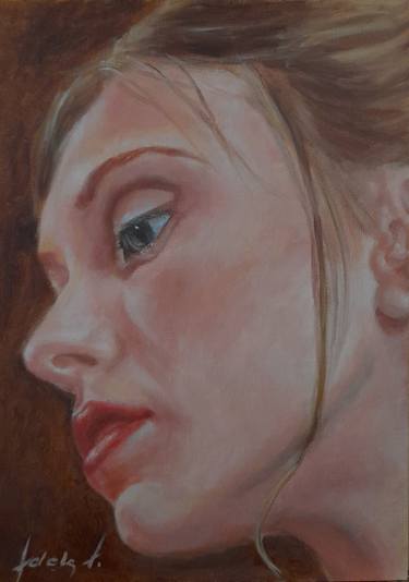 Original Figurative People Paintings by Adela V