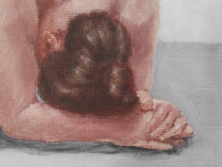 Original Figurative Nude Painting by Adela V
