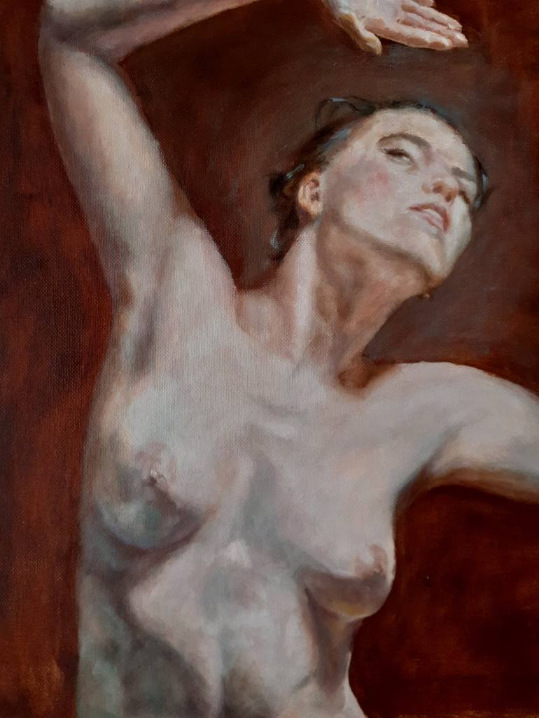 Original Nude Painting by Adela V