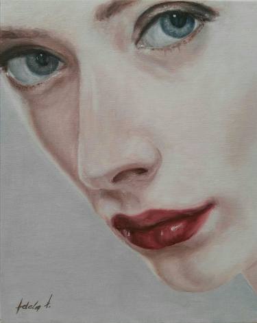 Print of Figurative Portrait Paintings by Adela V