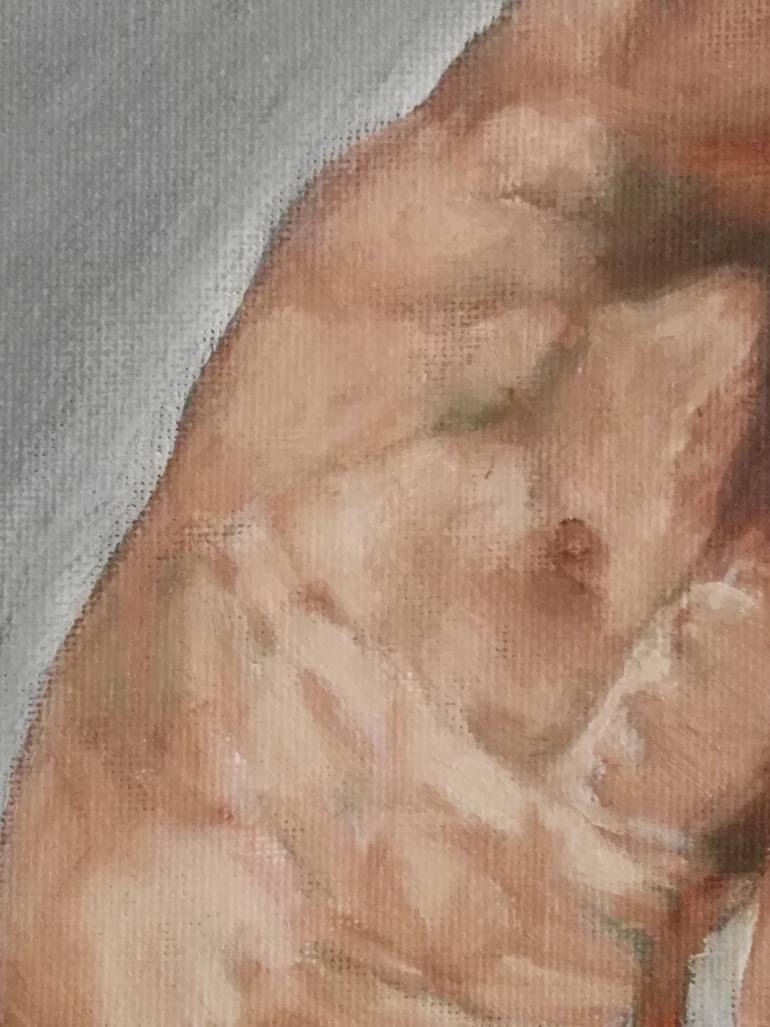 Original Figurative Nude Painting by Adela V