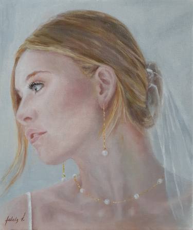 Original Figurative Portrait Paintings by Adela V