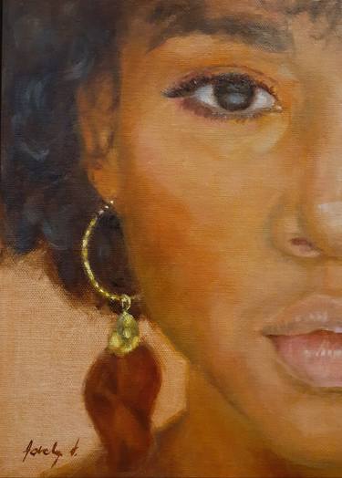 Original Portraiture Portrait Paintings by Adela V