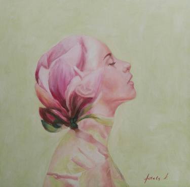 Print of Figurative Portrait Paintings by Adela V