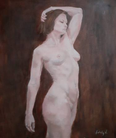 Original Figurative Nude Paintings by Adela V