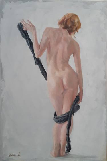 Original Nude Paintings by Adela V