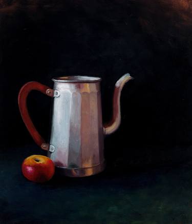 French Coffee Pot and Apple thumb