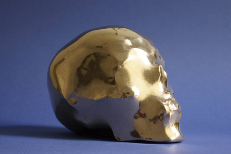 Tutti-frutti bubble skull bronze edition - Print