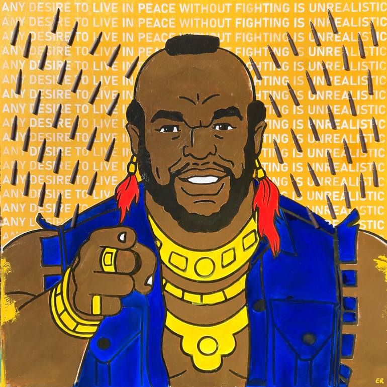 Original Pop Art Pop Culture/Celebrity Paintings by Eric Roberts