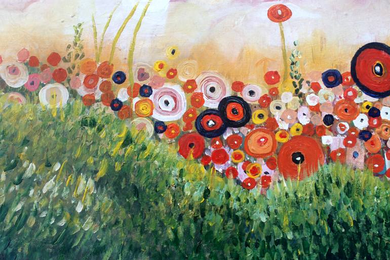 Original Abstract Landscape Painting by Claire Hanley