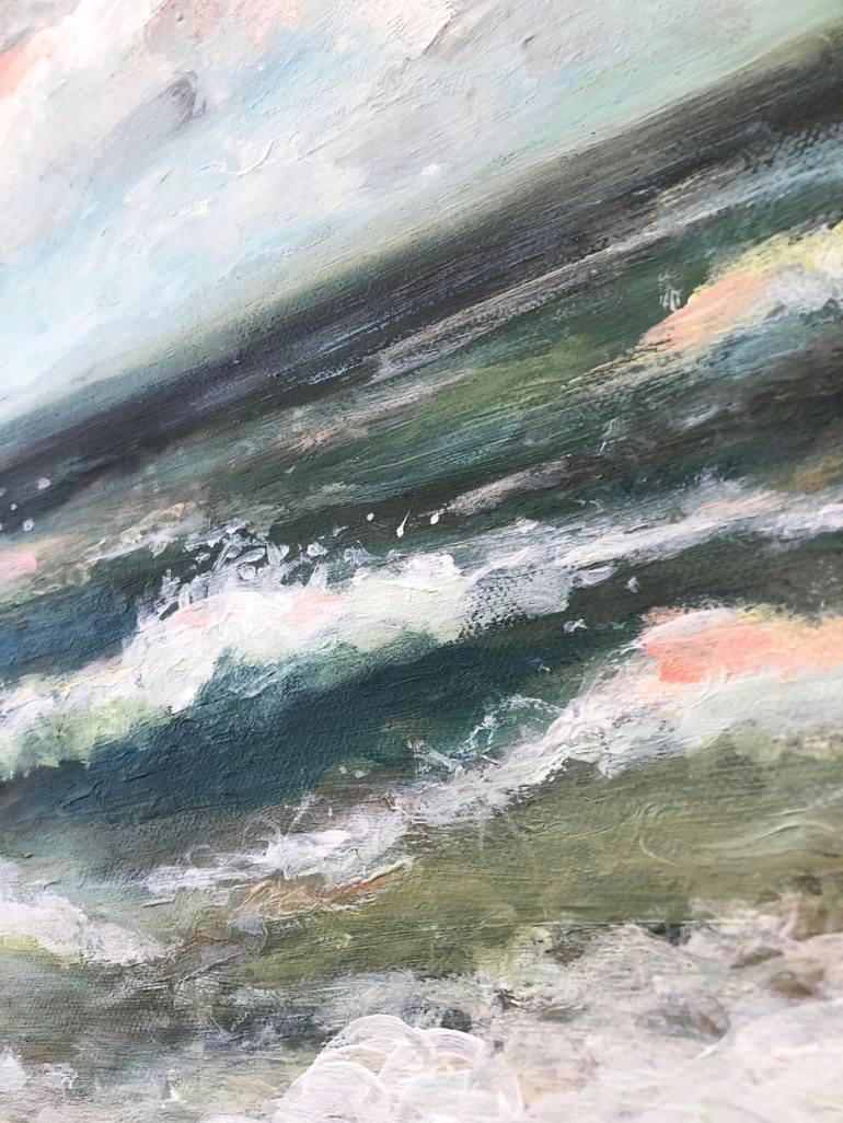 Original Fine Art Seascape Painting by Claire Hanley
