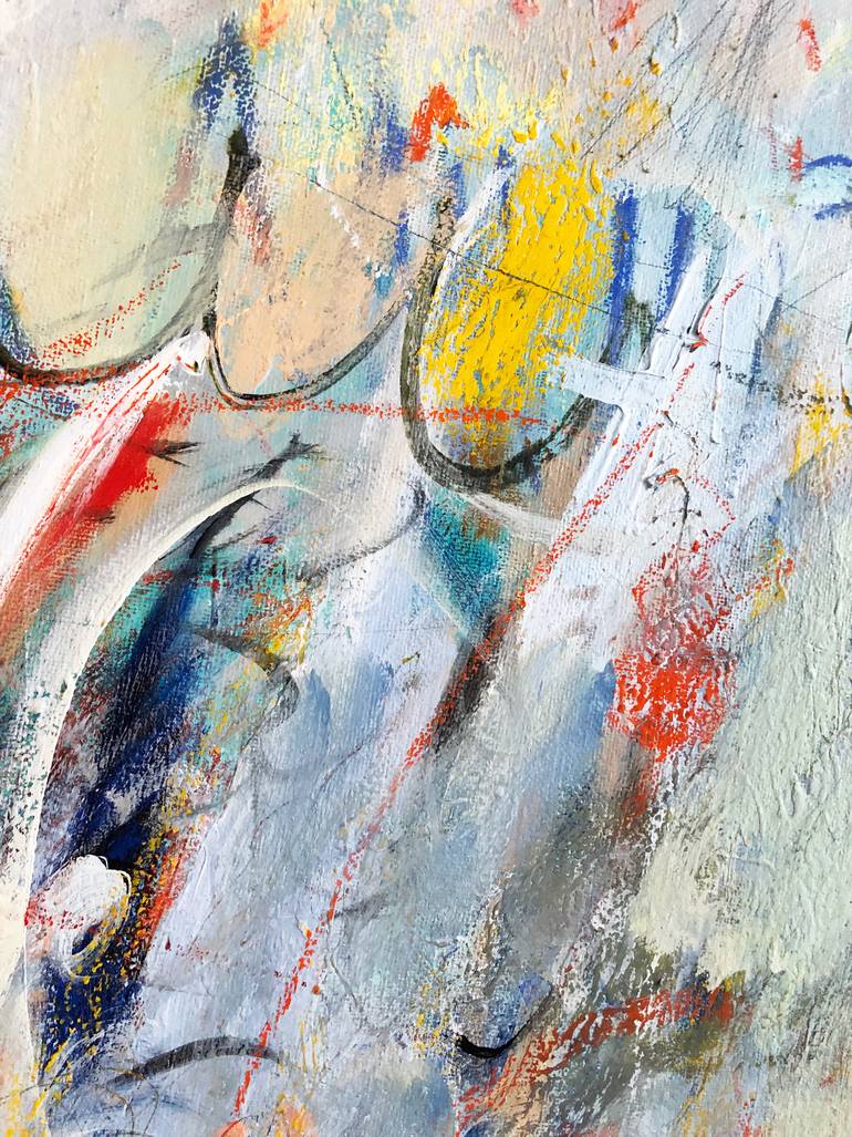 Original Abstract Expressionism Abstract Painting by Claire Hanley