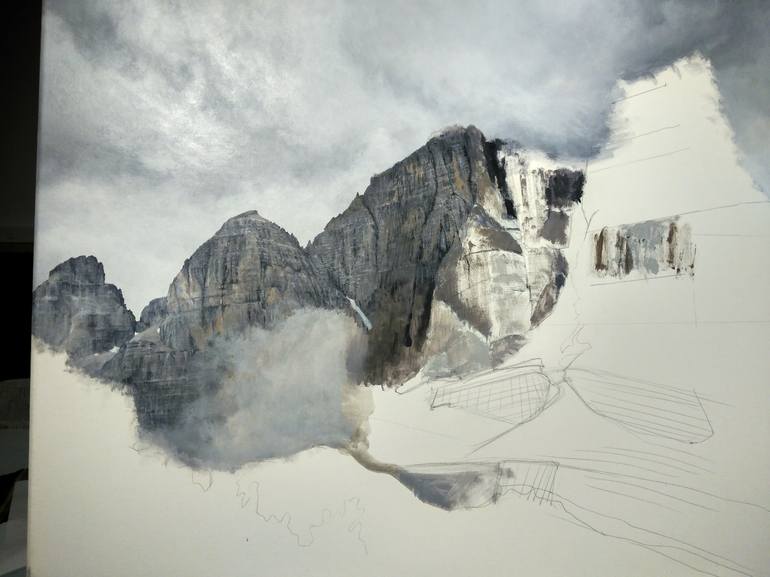 Original Landscape Painting by Matteo Lencioni