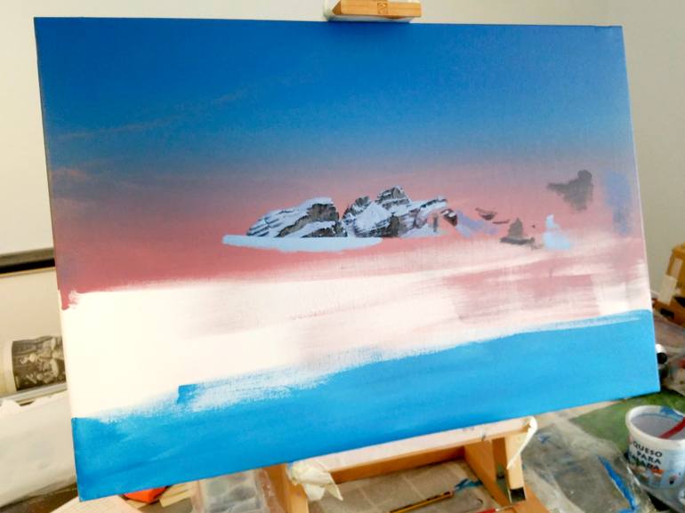 Original Figurative Landscape Painting by Matteo Lencioni