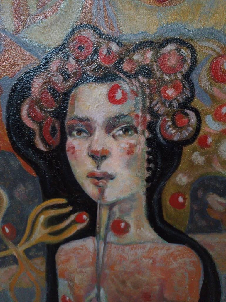 Original Contemporary Portrait Painting by Cristina López Casas