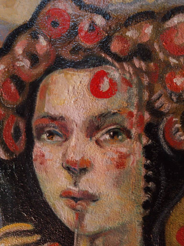 Original Portrait Painting by Cristina López Casas