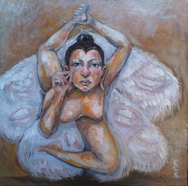 Original Conceptual Nude Paintings by Cristina López Casas