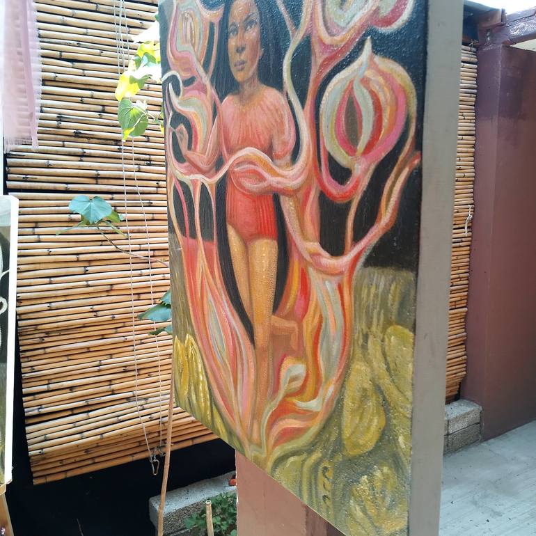 Original Contemporary Religion Painting by Cristina López Casas