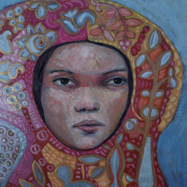 Original Figurative People Painting by Cristina Lopez Casas