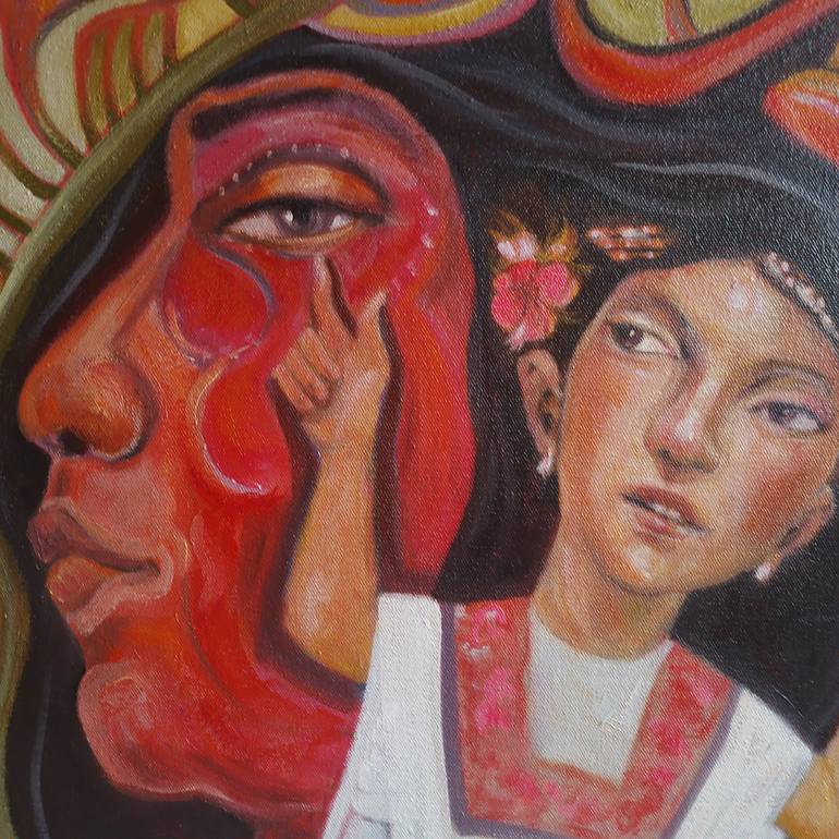 Original Contemporary Love Painting by Cristina Lopez Casas