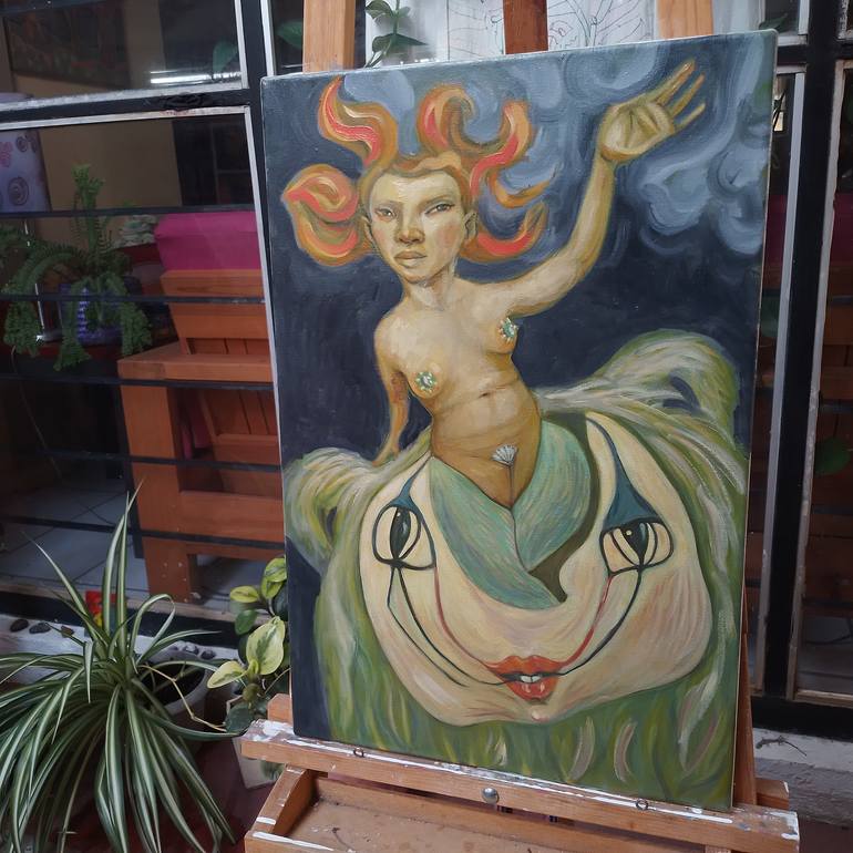 Original Contemporary Politics Painting by Cristina Lopez Casas