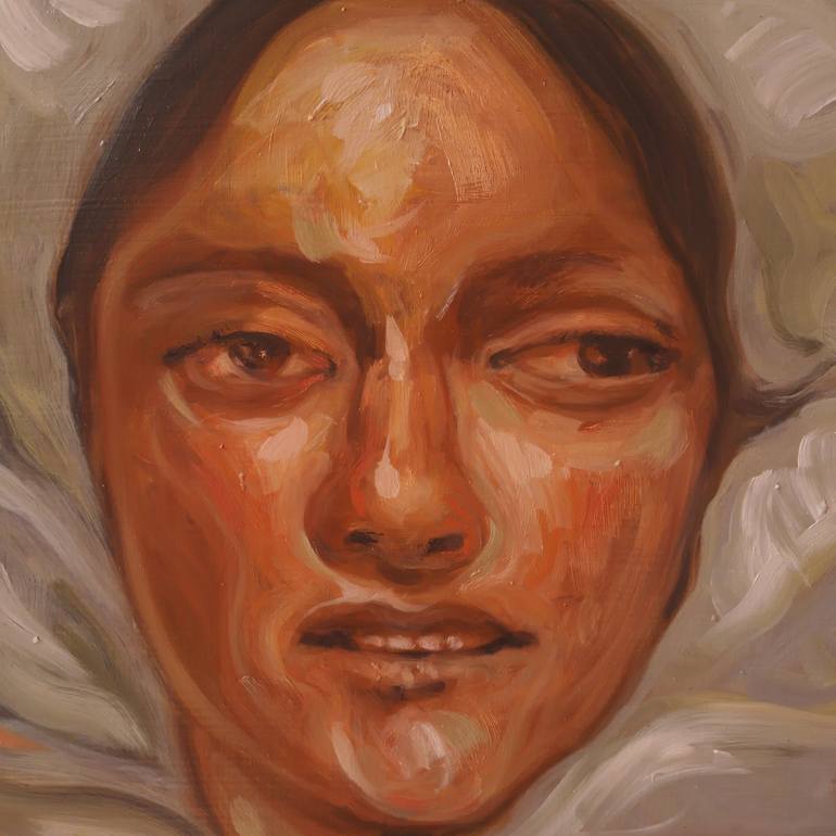 Original Contemporary People Painting by Cristina Lopez Casas