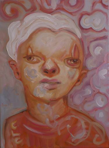 Original Portraiture Women Painting by Cristina López Casas