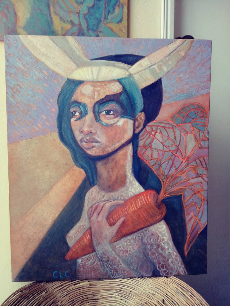 Original Women Painting by Cristina López Casas