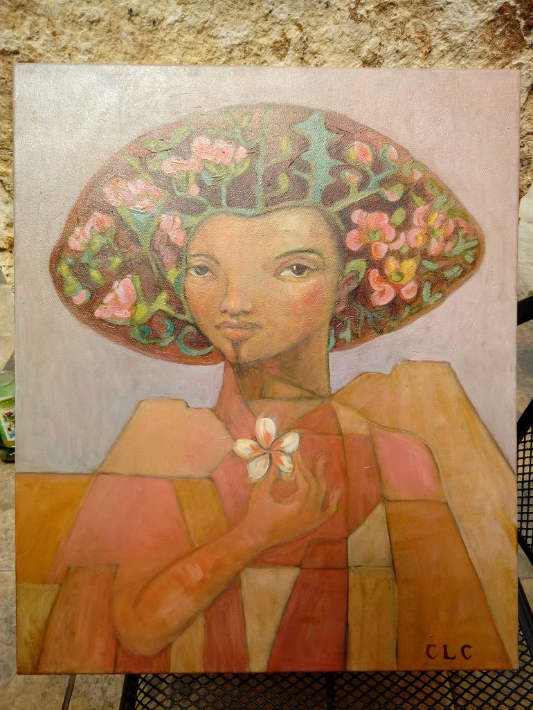 Original Figurative Portrait Painting by Cristina López Casas