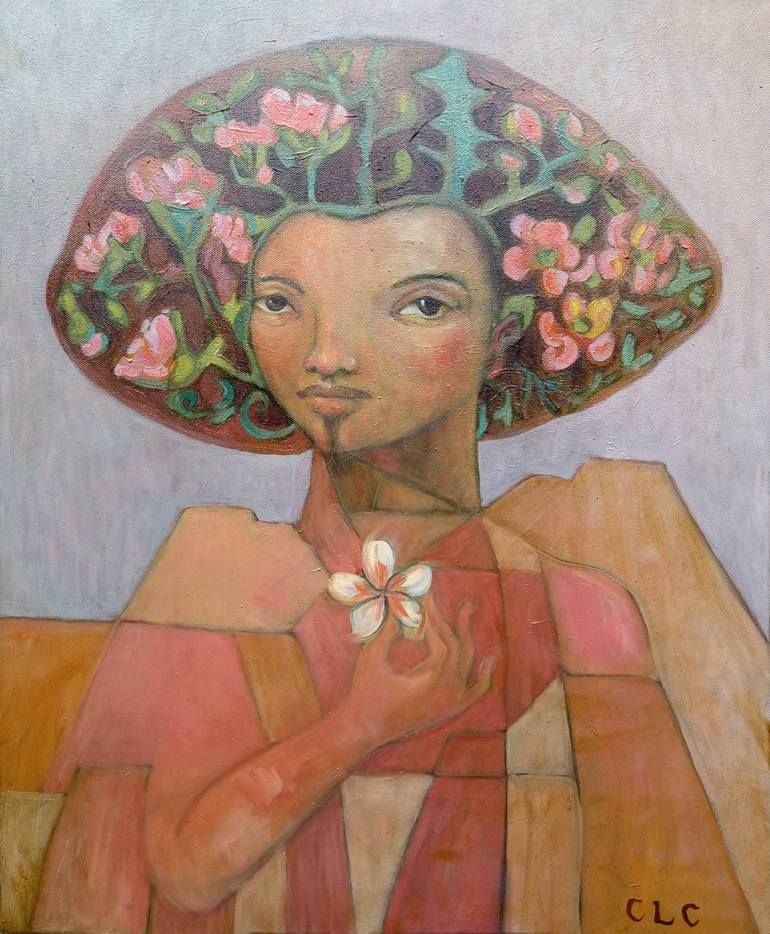 Original Figurative Portrait Painting by Cristina López Casas