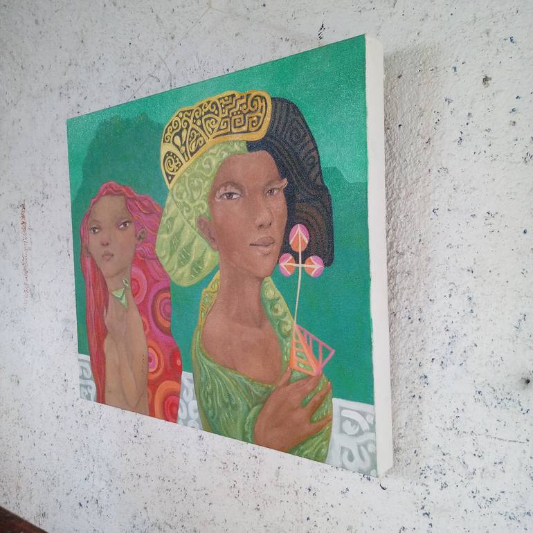 Original Women Painting by Cristina López Casas