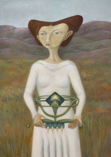 Original Conceptual Women Paintings by Cristina López Casas