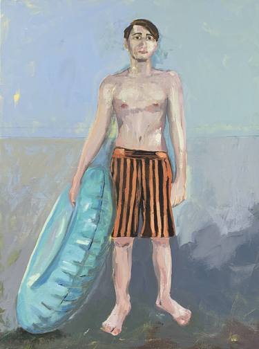 Original Expressionism Men Paintings by Lori Childers