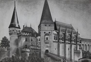 Original Realism Architecture Drawings by Attila Nagy