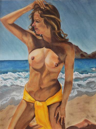 Original Figurative Erotic Drawings by Attila Nagy