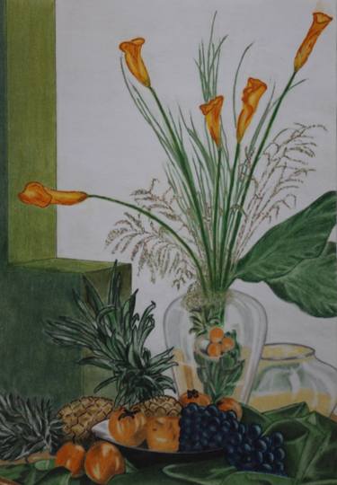 Print of Fine Art Still Life Drawings by Attila Nagy