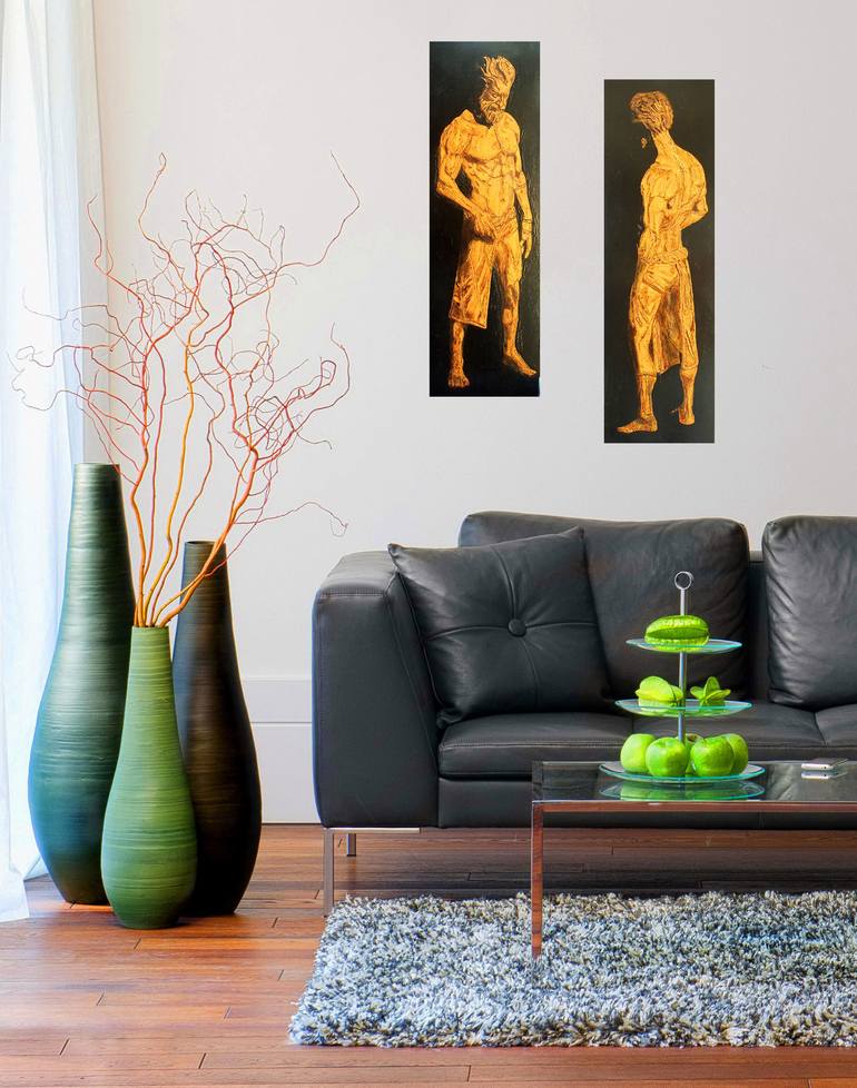 Original Figurative Body Painting by Millis Pyrography