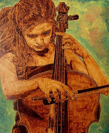 Original Portrait Paintings by Millis Pyrography