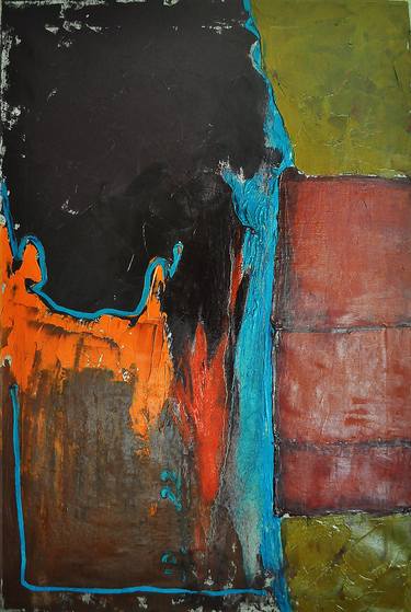 Original Abstract Expressionism Abstract Paintings by Liana Riazanova - Martinez