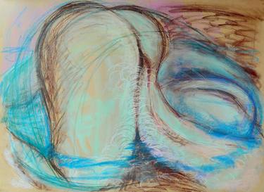 Print of Abstract Erotic Drawings by Liana Riazanova - Martinez