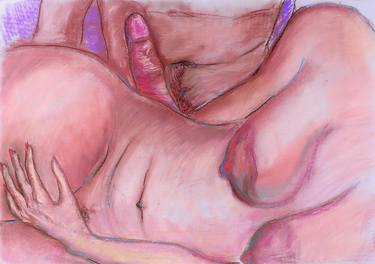 Original Dada Erotic Drawings by Liana Riazanova - Martinez