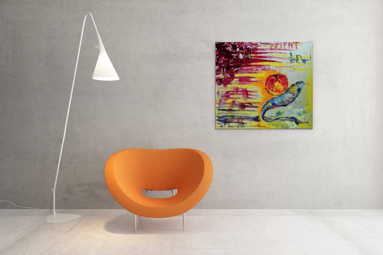 Original Abstract Expressionism Abstract Painting by Liana Riazanova - Martinez