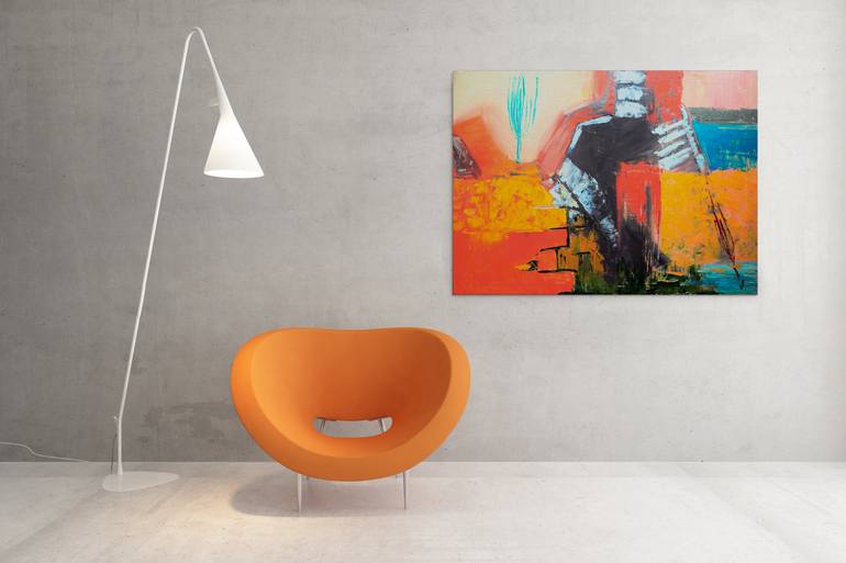 Original Abstract Expressionism Abstract Painting by Liana Riazanova - Martinez