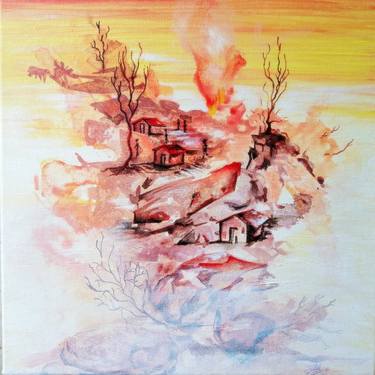 Original Abstract Painting by Naveen C B