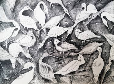 Original Fine Art Nature Drawings by Naveen C B