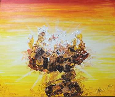 Original Abstract Expressionism Abstract Paintings by Naveen C B